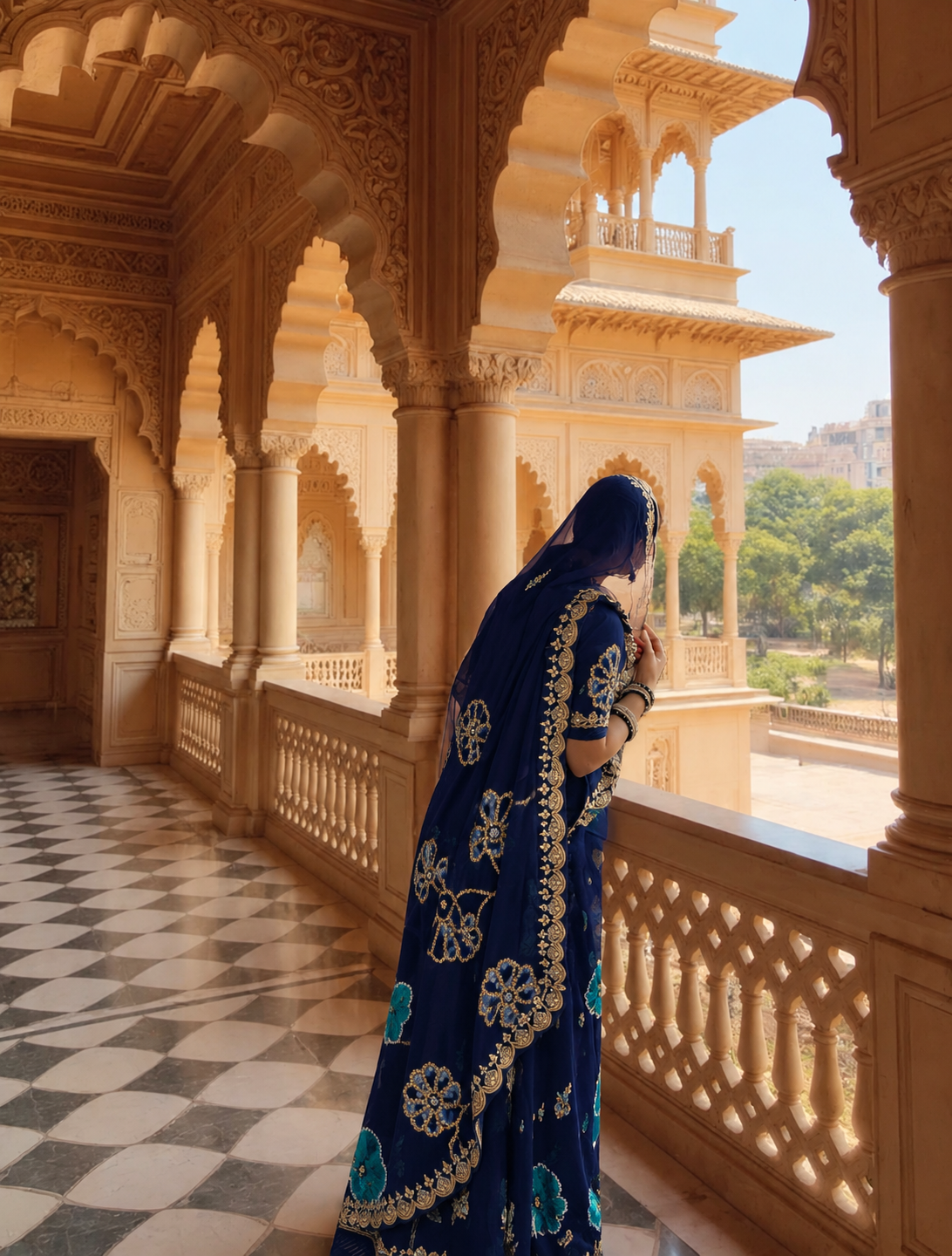 The Durbar - Modal Silk Saree