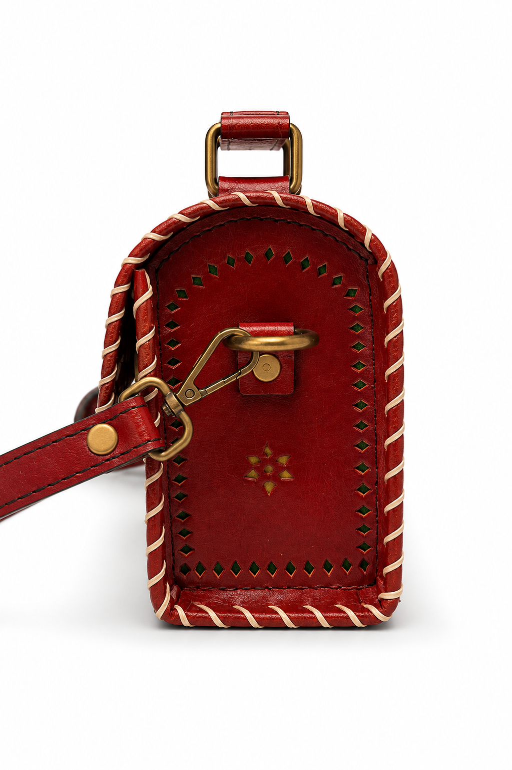 Multicolour Banjara Embroidery Crossbody Trunk Bag
